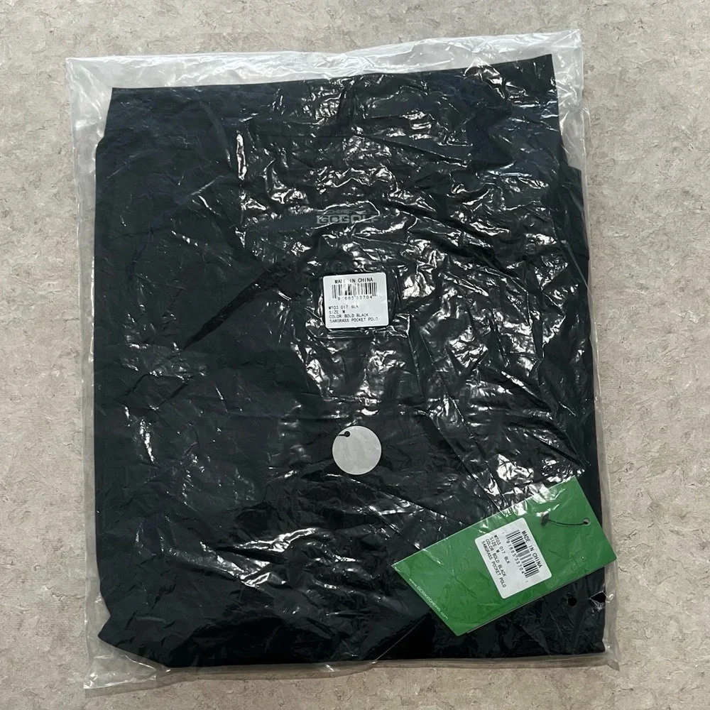 Skechers Medium Go Golf Polo Black NWT - Picture 7 of 8